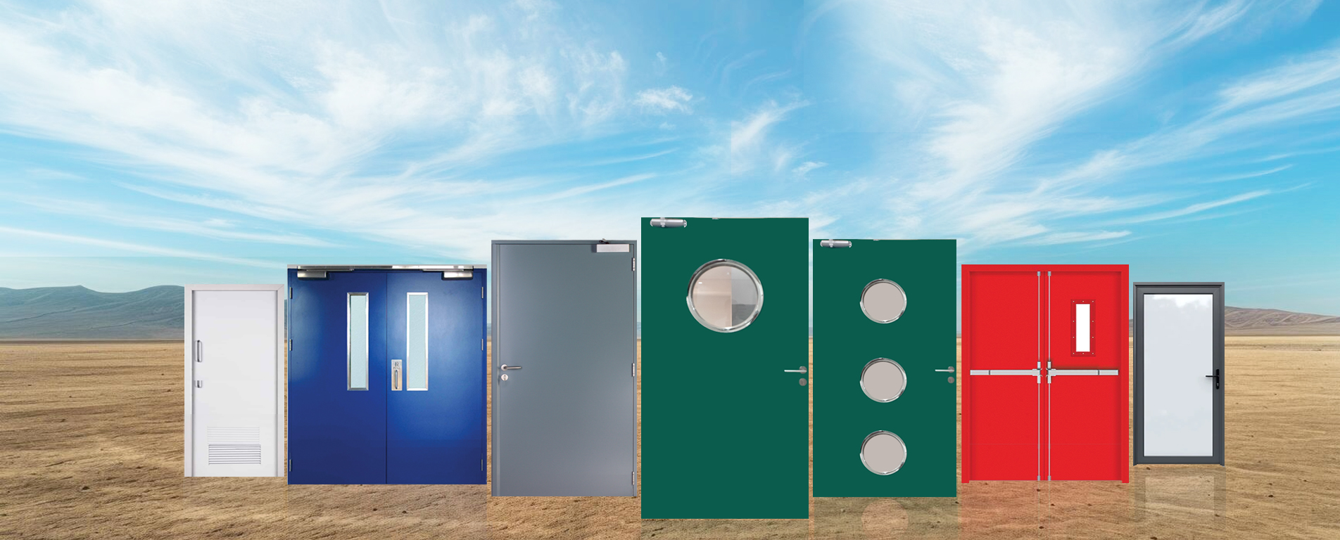 Leading manufacturer of Steel Doors, Fire Doors, Industrial Doors in Chennai