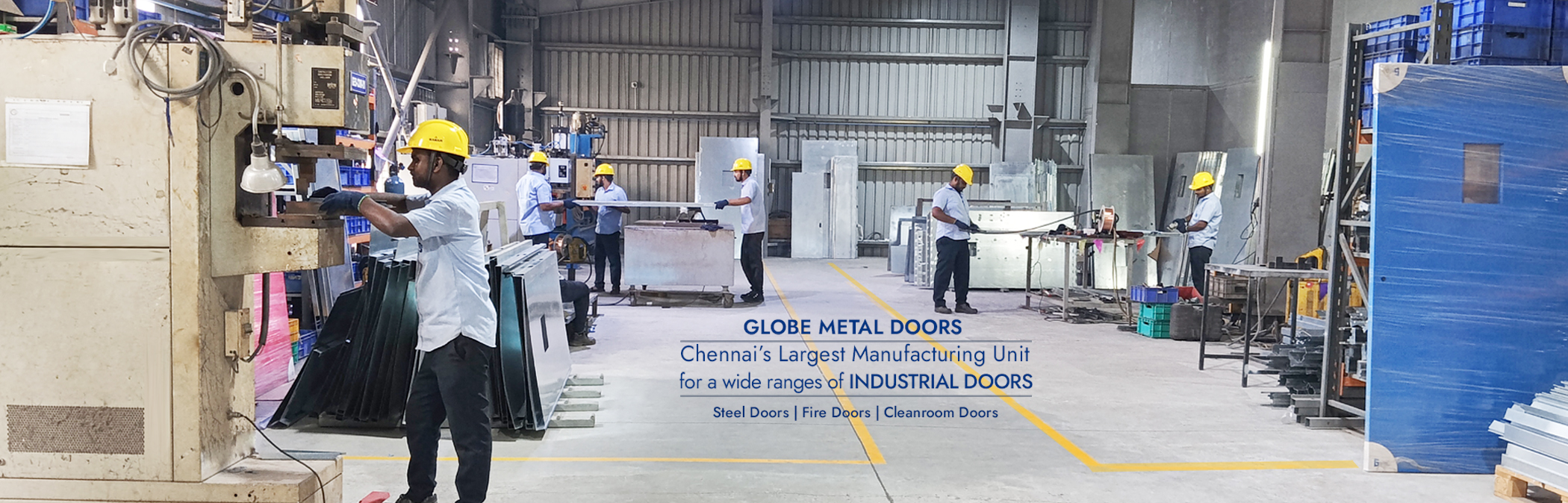 Leading manufacturer of Steel Doors, Fire Doors, Industrial Doors in Chennai